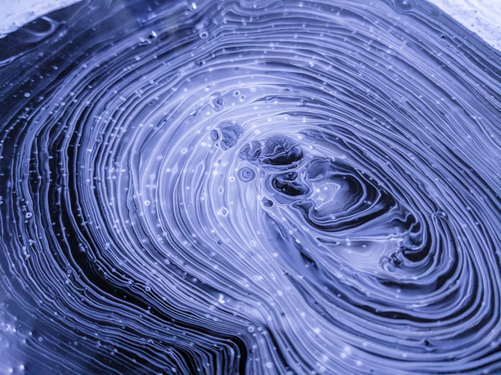 textured purple swirled image