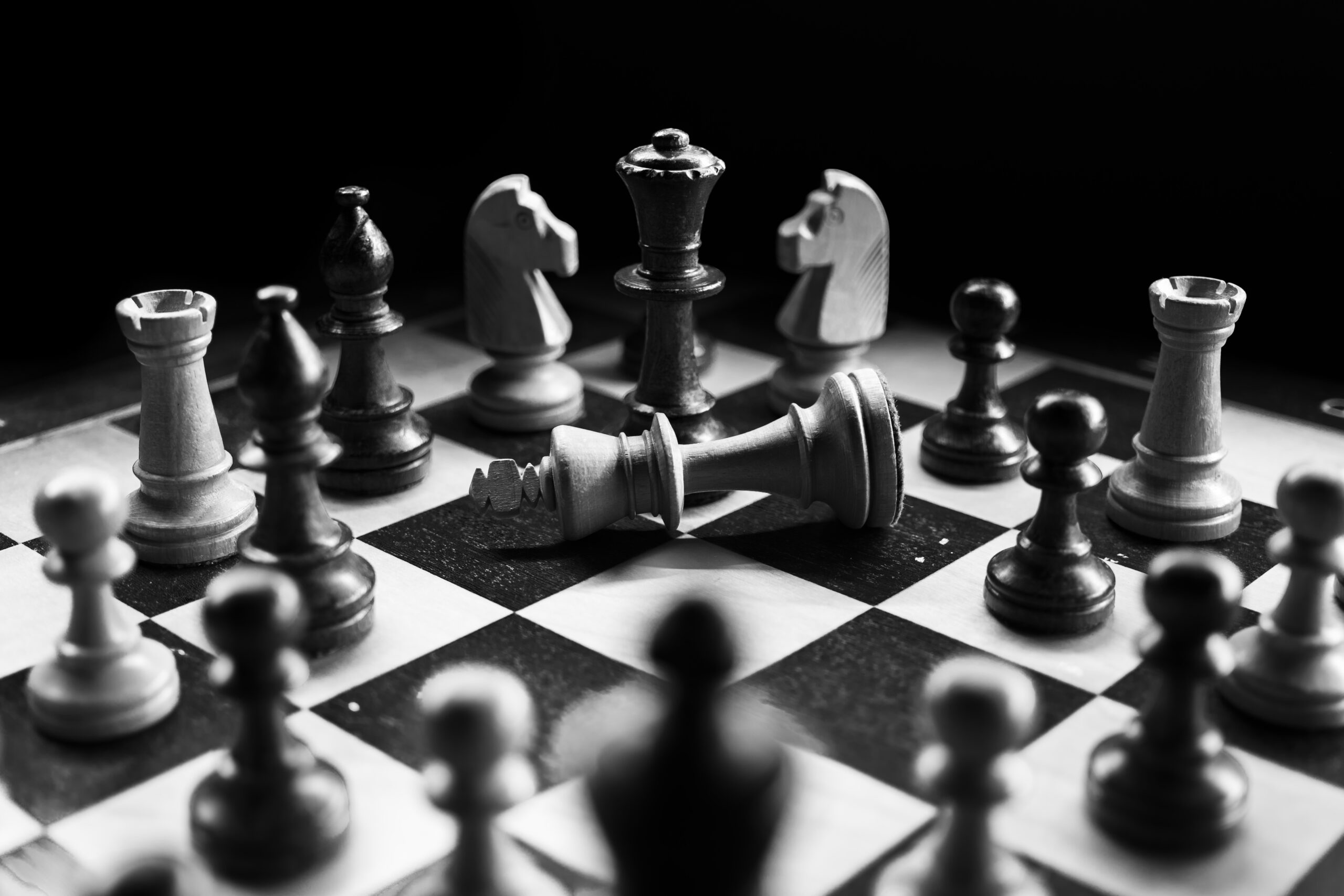 chess pieces representing estate litigation and punitive damages